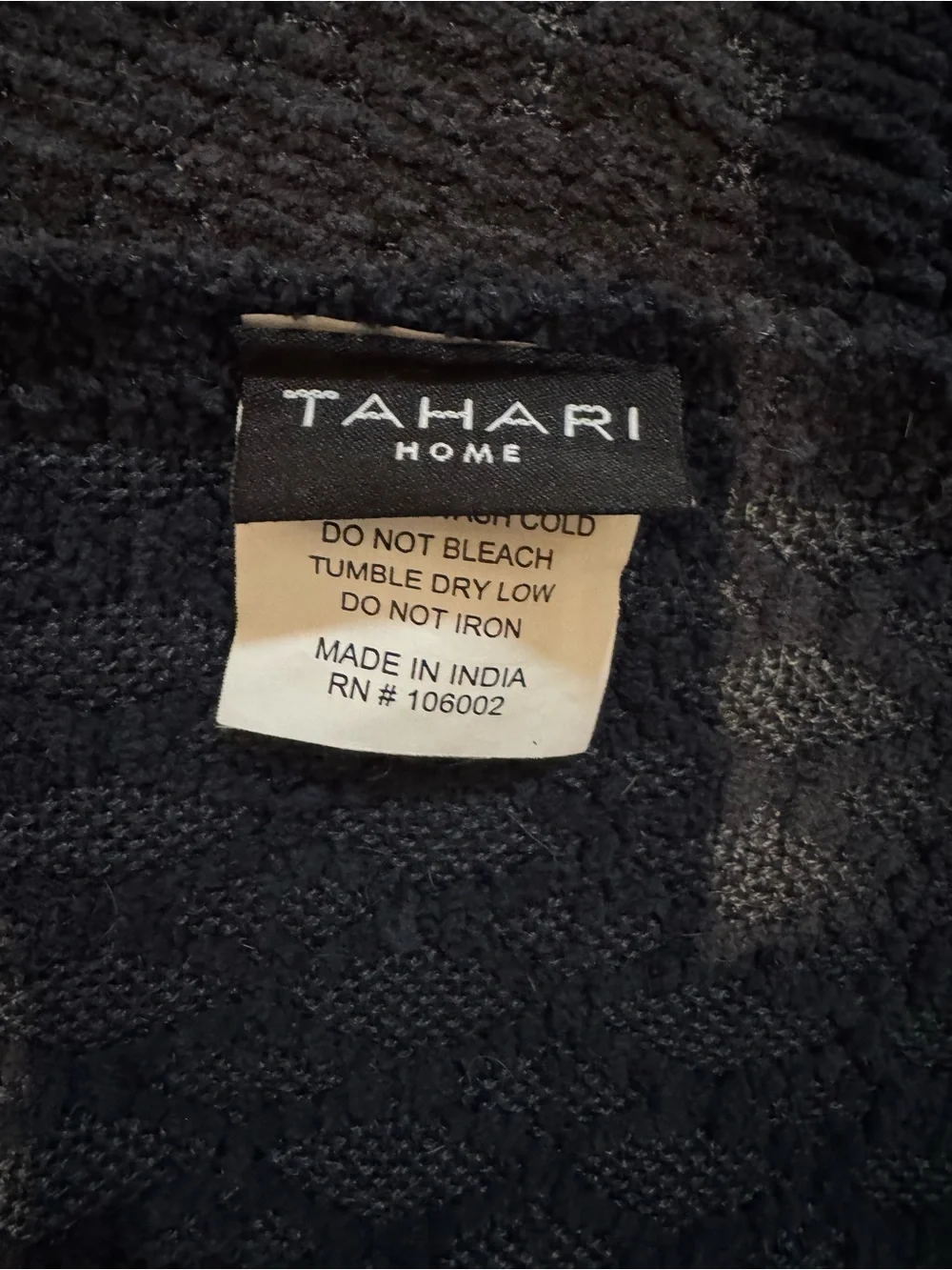 Tahari Home Throw
